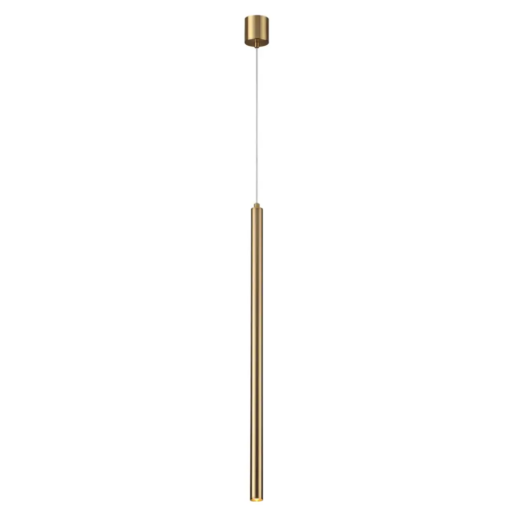 Фото 2 Светильник подвесной светодиодный Odeon Light Fiano Od_4374_3l 1 м² теплый белый (желтый) свет цвет золото