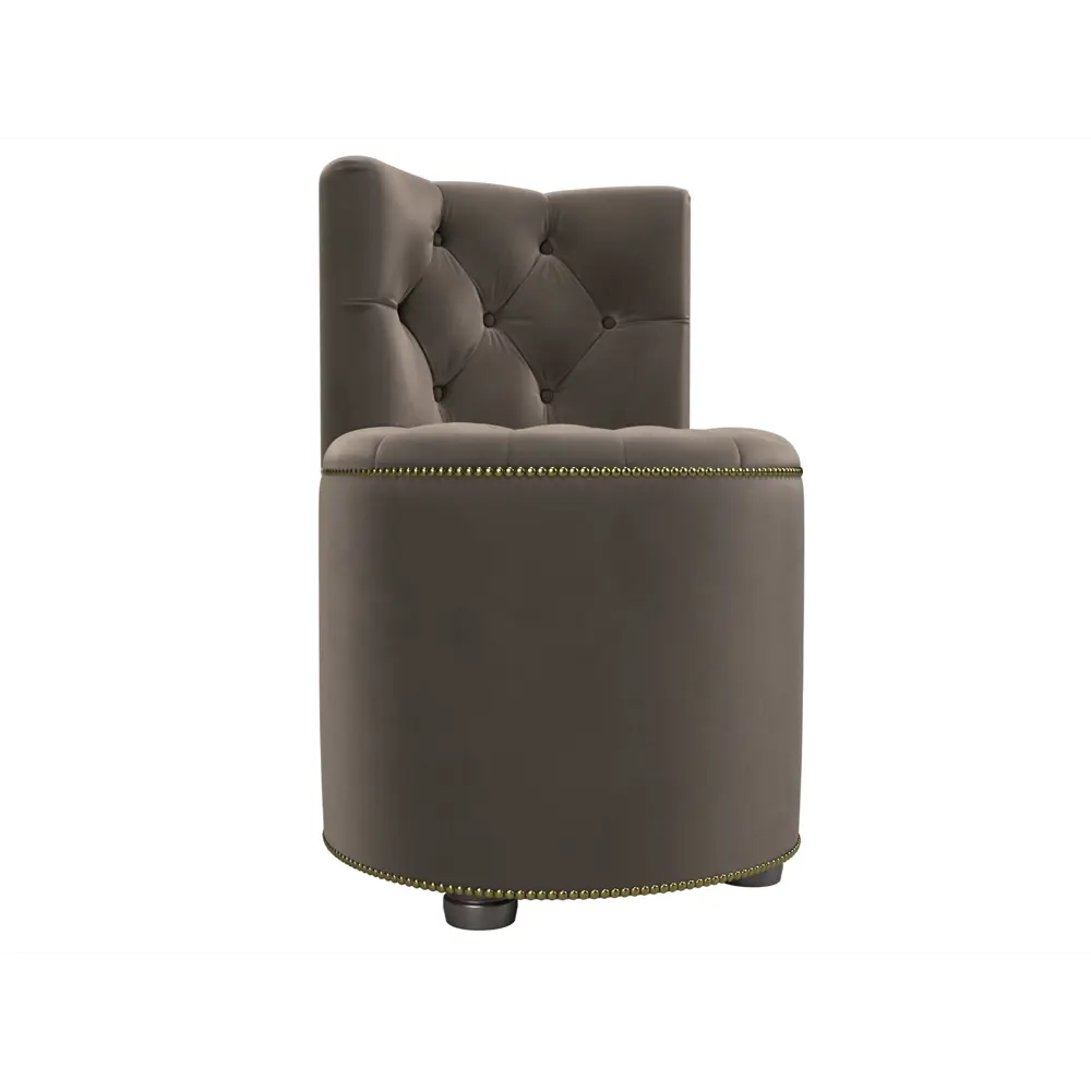 Фото Пуф Саваж Лига диванов 109383 52x77x52 см велюр цвет коричневый