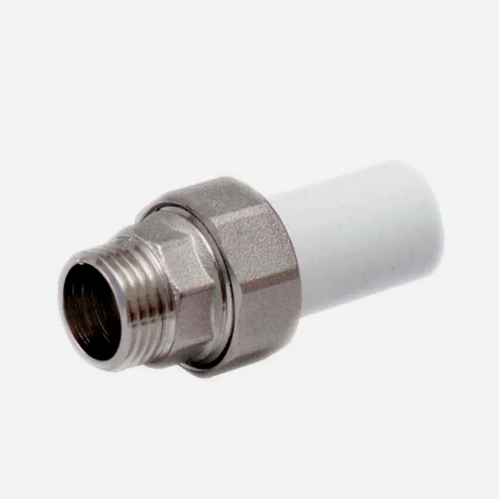 Фото Муфта разъемная Valfex 1"x32 НР-ВП полипропилен 10158025 Фото Муфта разъемная Valfex 1"x32 НР-ВП полипропилен 10158025