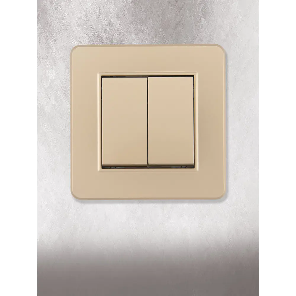 Фото 5 Выключатель с рамкой встраиваемый Arte milano SET16-1-30-2.shampan 2 клавиши цвет шампань Фото 5 Выключатель с рамкой встраиваемый Arte milano SET16-1-30-2.shampan 2 клавиши цвет шампань