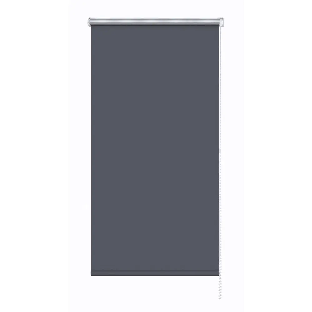 Фото Штора рулонная блэкаут Silver 50x175 см темно-серая