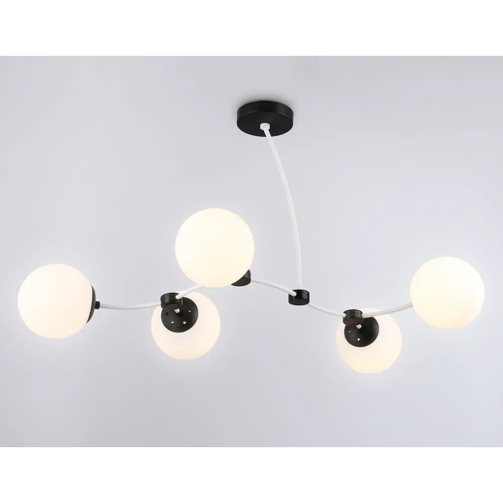Фото 6 Люстра на штанге Ambrella Light Traditional modern Ambr_tr2546 5 ламп 14 м² цвет черный Фото 6 Люстра на штанге Ambrella Light Traditional modern Ambr_tr2546 5 ламп 14 м² цвет черный