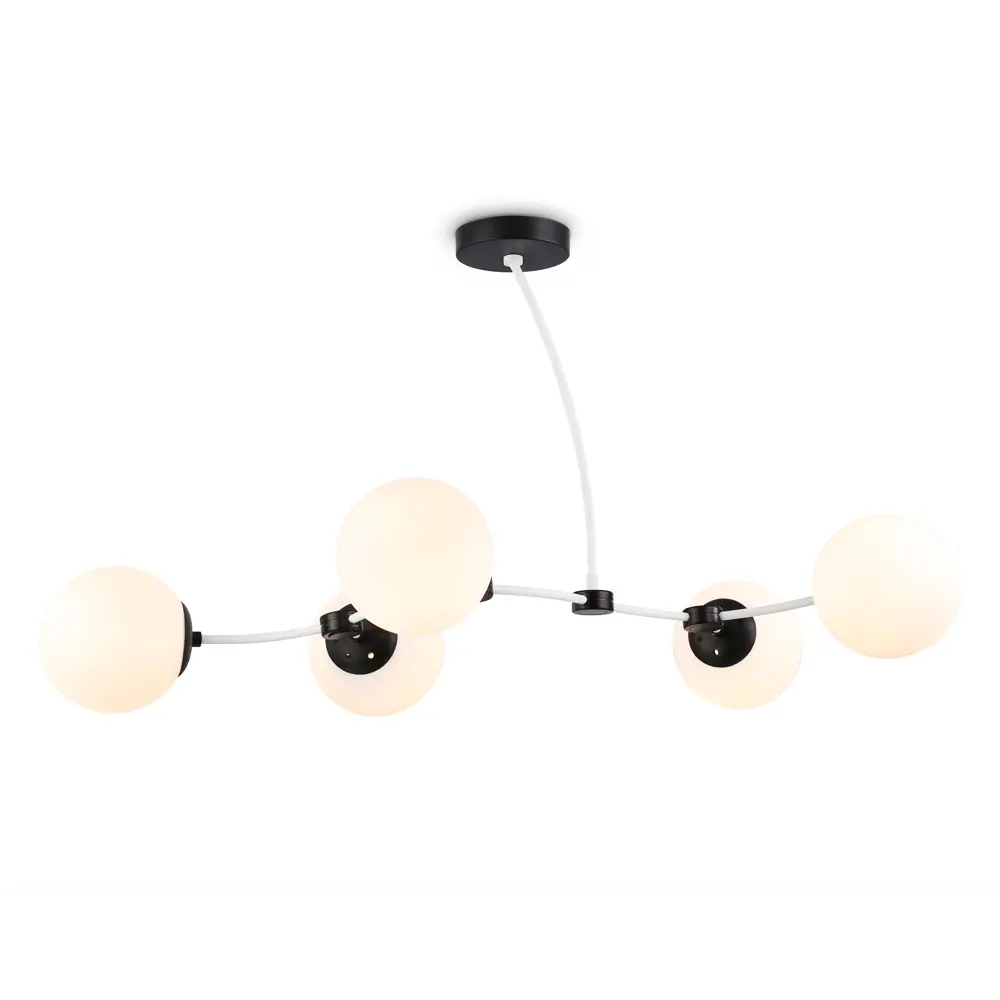 Фото 2 Люстра на штанге Ambrella Light Traditional modern Ambr_tr2546 5 ламп 14 м² цвет черный Фото 2 Люстра на штанге Ambrella Light Traditional modern Ambr_tr2546 5 ламп 14 м² цвет черный