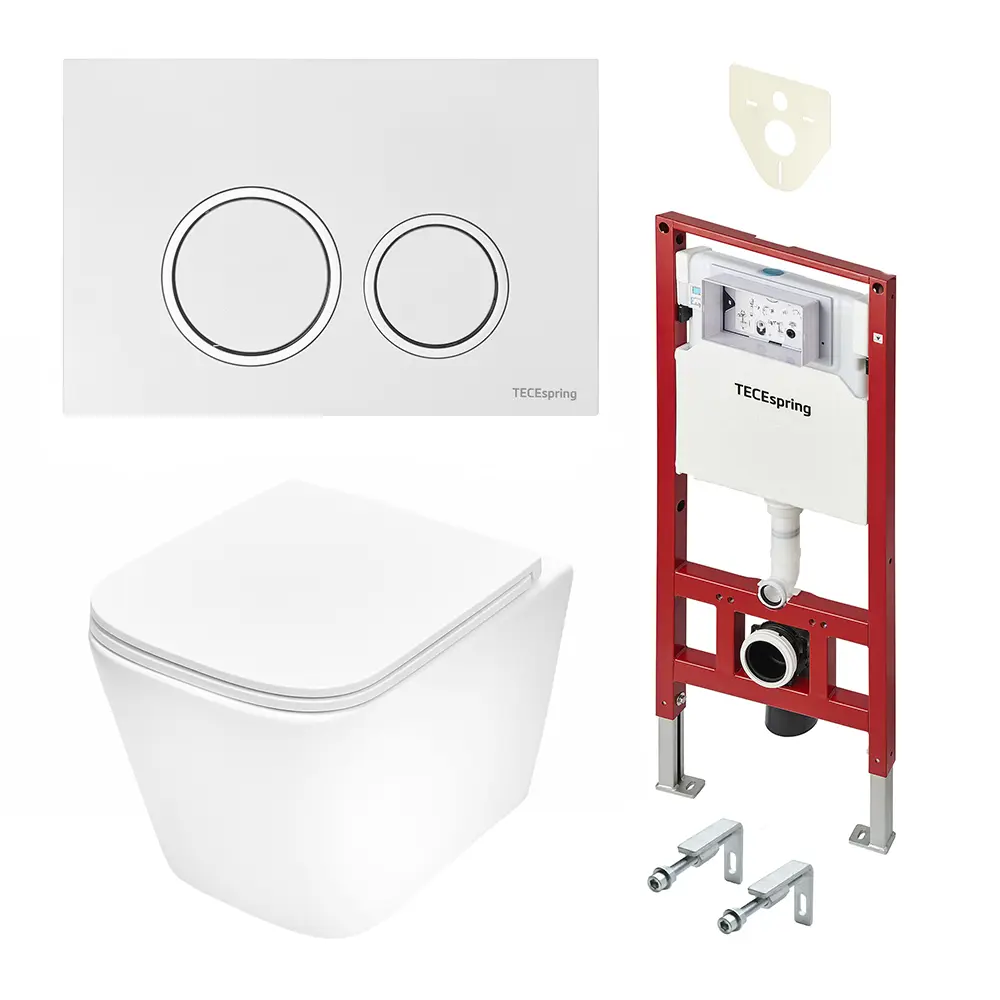 Фото 5 Комплект инсталляция с унитазом Tece K401103WCS цвет белый Фото 5 Комплект инсталляция с унитазом Tece K401103WCS цвет белый