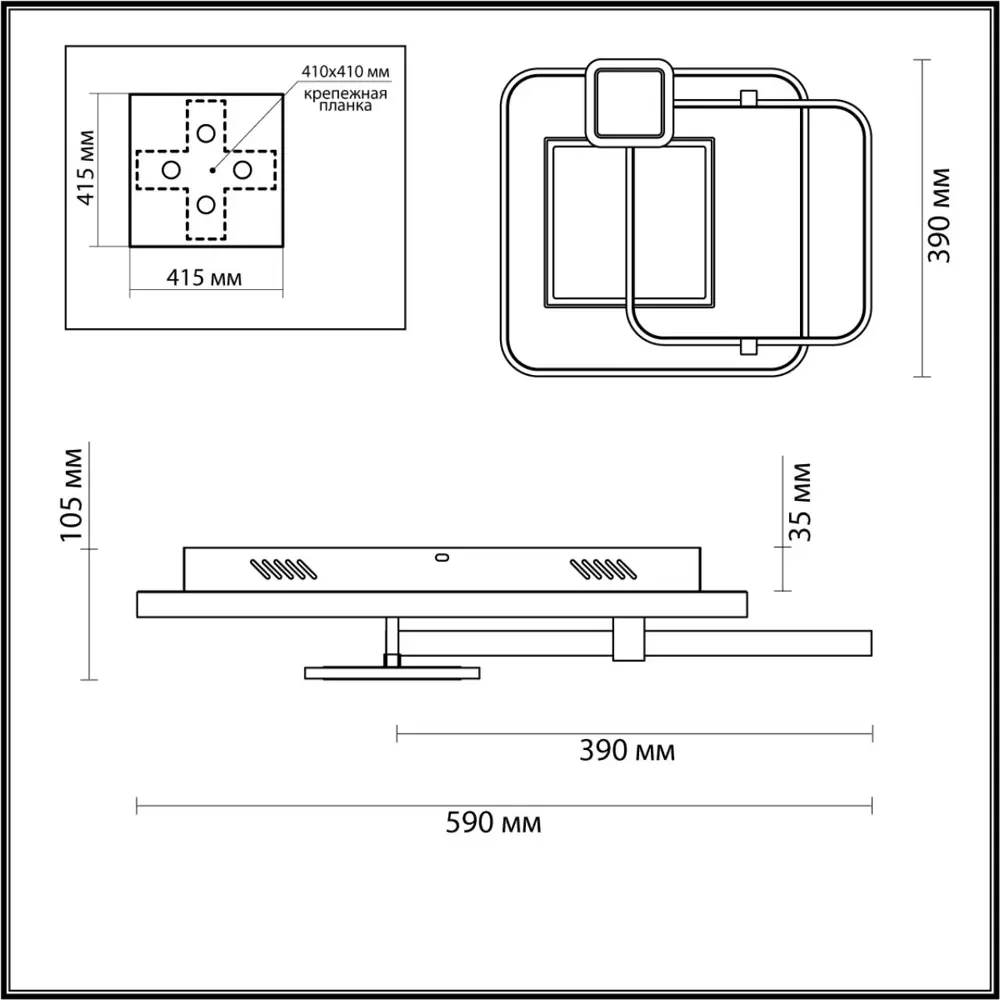 Фото Люстра потолочная светодиодная Lumion 6543/126cl 26 м² нейтральный белый свет цвет белый Фото Люстра потолочная светодиодная Lumion 6543/126cl 26 м² нейтральный белый свет цвет белый