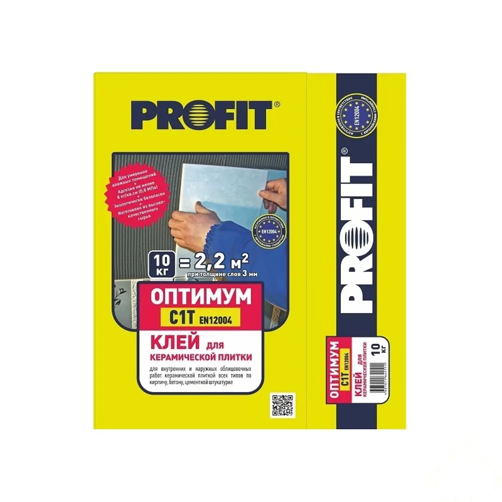 Фото Клей Profit Оптимум тип В, 10 кг Фото Клей Profit Оптимум тип В, 10 кг