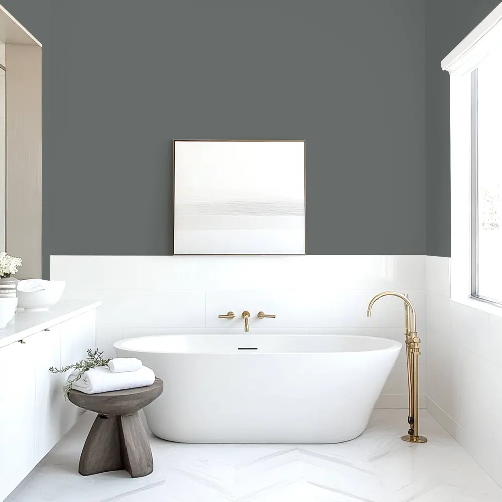 Фото 8 Краска для стен кухни и ванной моющаяся Weiss матовая цвет little greene 227 стальной серый 2.75 л Фото 8 Краска для стен кухни и ванной моющаяся Weiss матовая цвет little greene 227 стальной серый 2.75 л