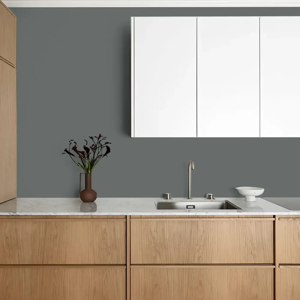Фото 2 Краска для стен кухни и ванной моющаяся Weiss матовая цвет little greene 227 стальной серый 2.75 л Фото 2 Краска для стен кухни и ванной моющаяся Weiss матовая цвет little greene 227 стальной серый 2.75 л