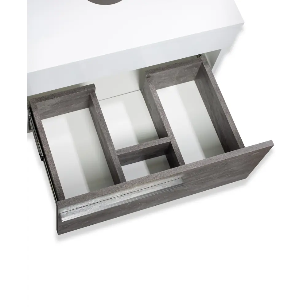 Фото 3 Тумба с раковиной подвесная Runo Вудлайн 65 цвет железный камень, раковина Bella 41x41 Фото 3 Тумба с раковиной подвесная Runo Вудлайн 65 цвет железный камень, раковина Bella 41x41