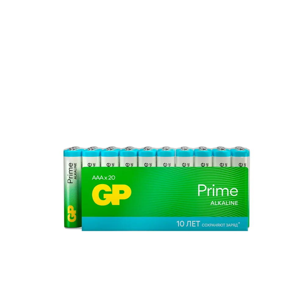 Фото 8 Батарейка GP Prime алкалиновая LR03 AAA 20 шт. Фото 8 Батарейка GP Prime алкалиновая LR03 AAA 20 шт.
