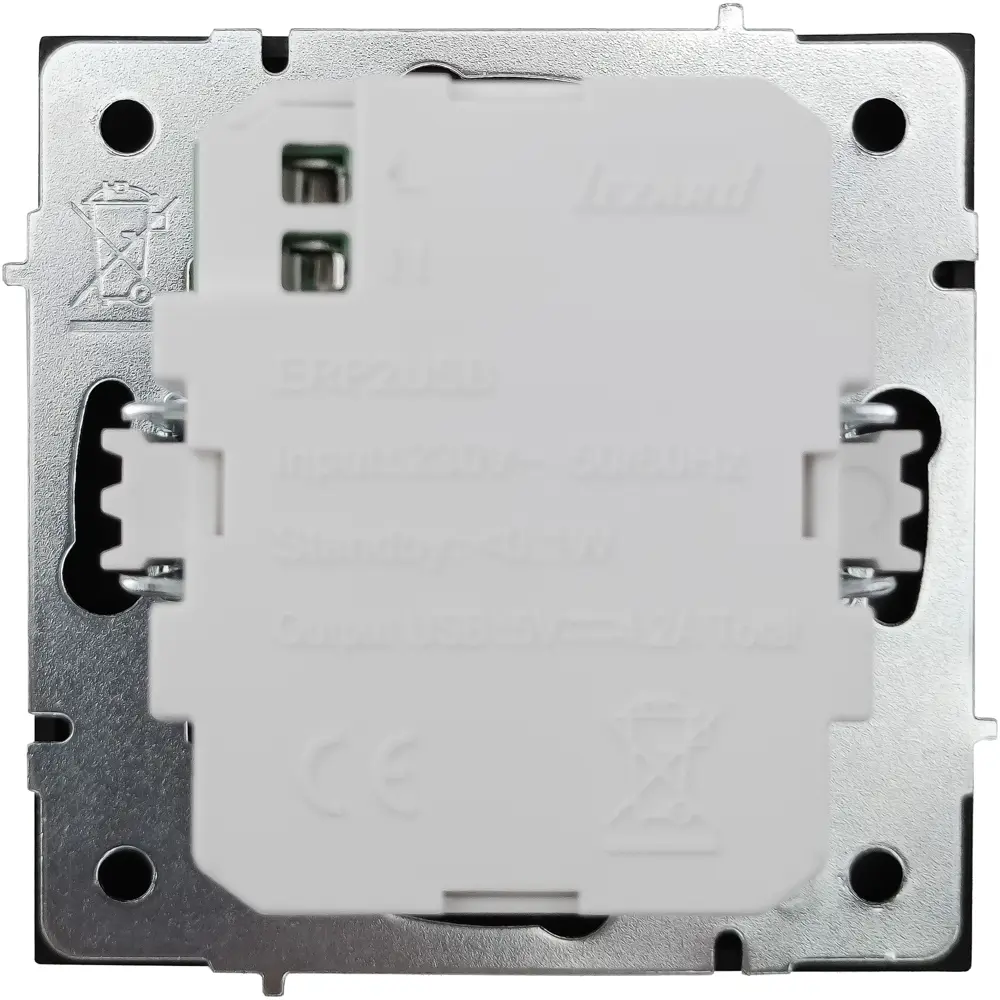 Фото 5 Розетка двойная USB встраиваемая Lezard Zima без заземления цвет черный бархат Фото 5 Розетка двойная USB встраиваемая Lezard Zima без заземления цвет черный бархат