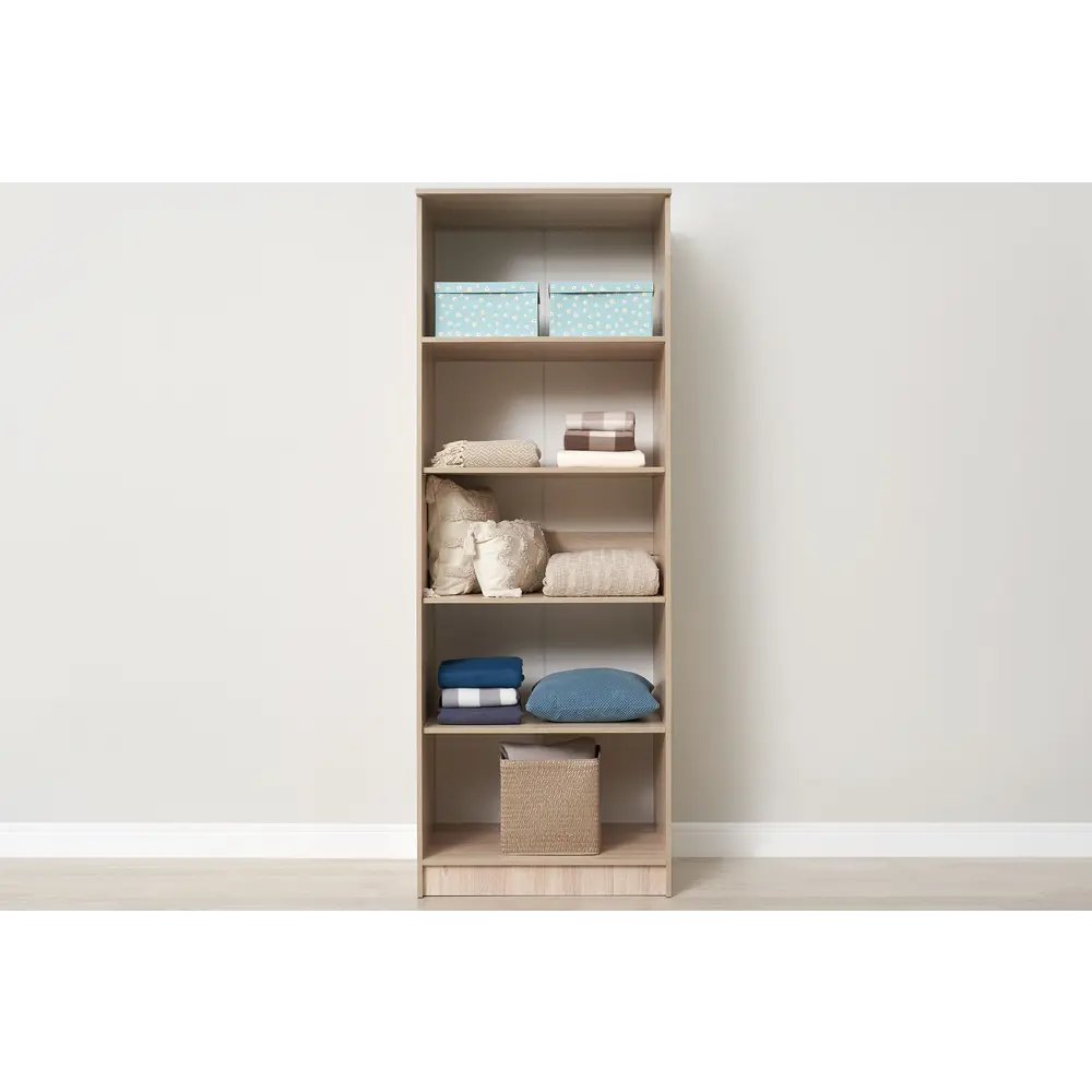 Фото 10 Шкаф Bts 80x221.6x61 см ЛДСП цвет дуб сонома/белый Фото 10 Шкаф Bts 80x221.6x61 см ЛДСП цвет дуб сонома/белый