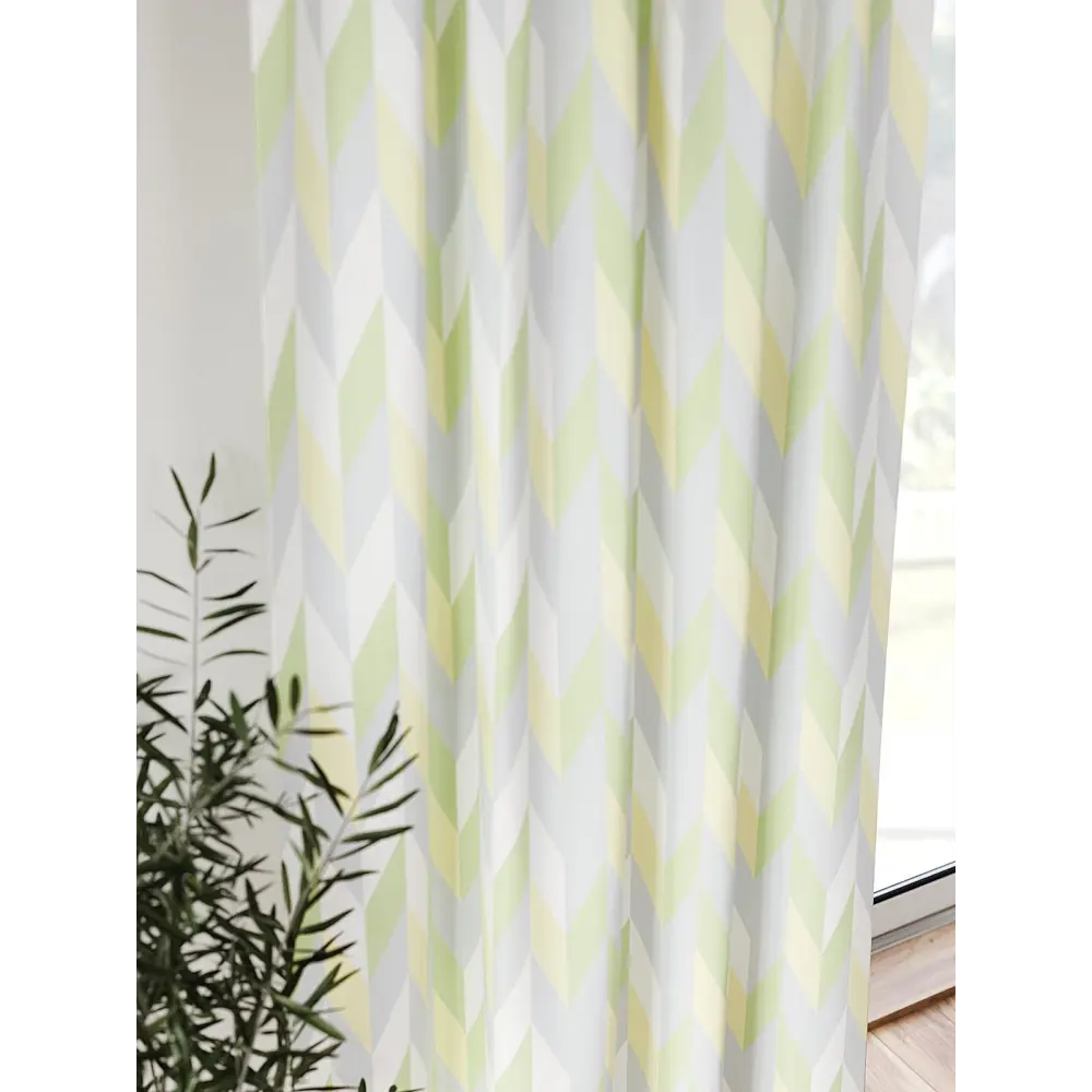 Фото Штора блэкаут на шторной ленте Comfy Way Флонтос - 107 CW594107-260, 260x150 см, цвет желтый Фото Штора блэкаут на шторной ленте Comfy Way Флонтос - 107 CW594107-260, 260x150 см, цвет желтый