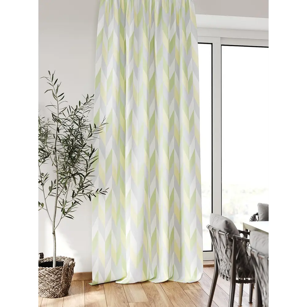 Фото 2 Штора блэкаут на шторной ленте Comfy Way Флонтос - 107 CW594107-260, 260x150 см, цвет желтый Фото 2 Штора блэкаут на шторной ленте Comfy Way Флонтос - 107 CW594107-260, 260x150 см, цвет желтый