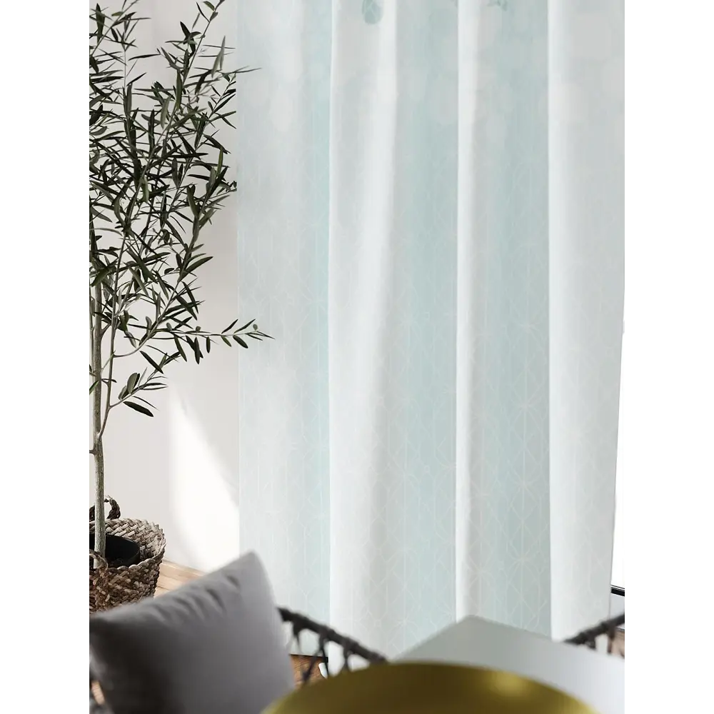 Фото Штора блэкаут на шторной ленте Comfy Way Флонтос - 41 CW594041-260, 260x150 см, цвет голубой Фото Штора блэкаут на шторной ленте Comfy Way Флонтос - 41 CW594041-260, 260x150 см, цвет голубой