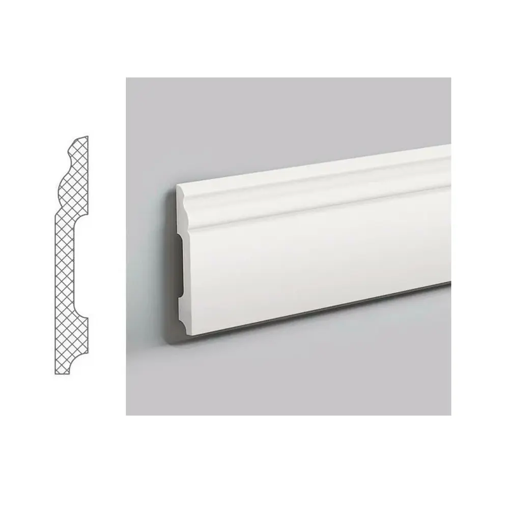 Фото 2 Плинтус напольный Волшебная палочка MSPOL 205 120x15x2000 мм Фото 2 Плинтус напольный Волшебная палочка MSPOL 205 120x15x2000 мм