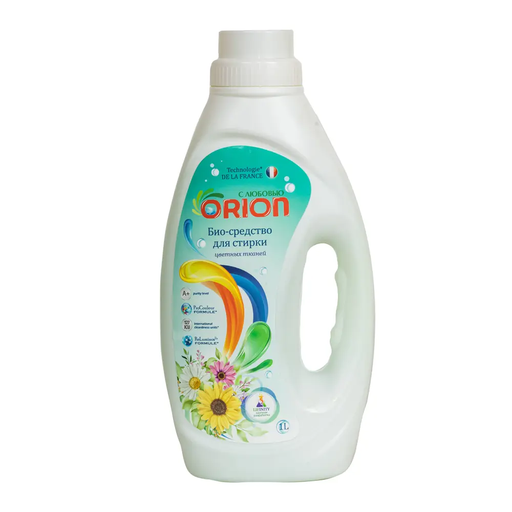 Фото 2 Гель для стирки Olivetti Био Orion для цветных тканей 1 л Фото 2 Гель для стирки Olivetti Био Orion для цветных тканей 1 л