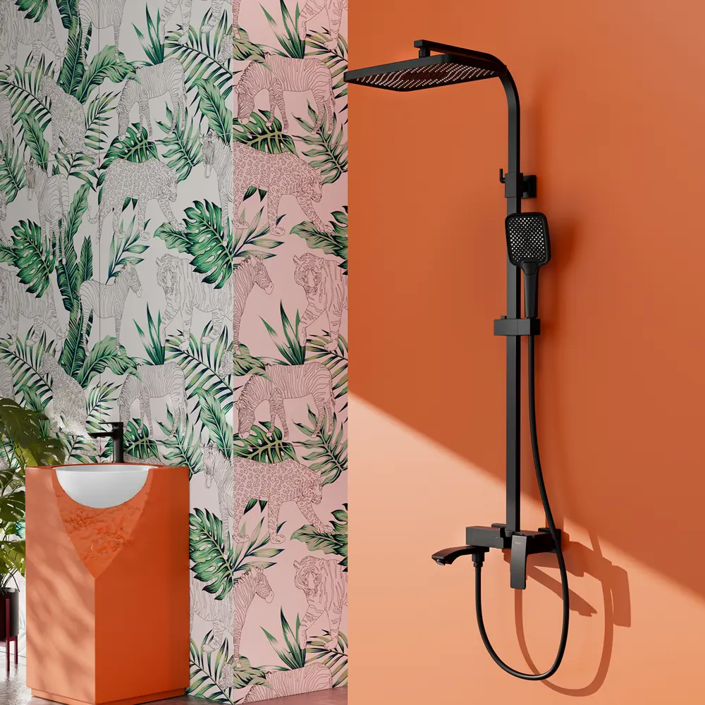 Фото 15 Душевая стойка Raglo R01.24.06 3 режимная цвет черный Фото 15 Душевая стойка Raglo R01.24.06 3 режимная цвет черный