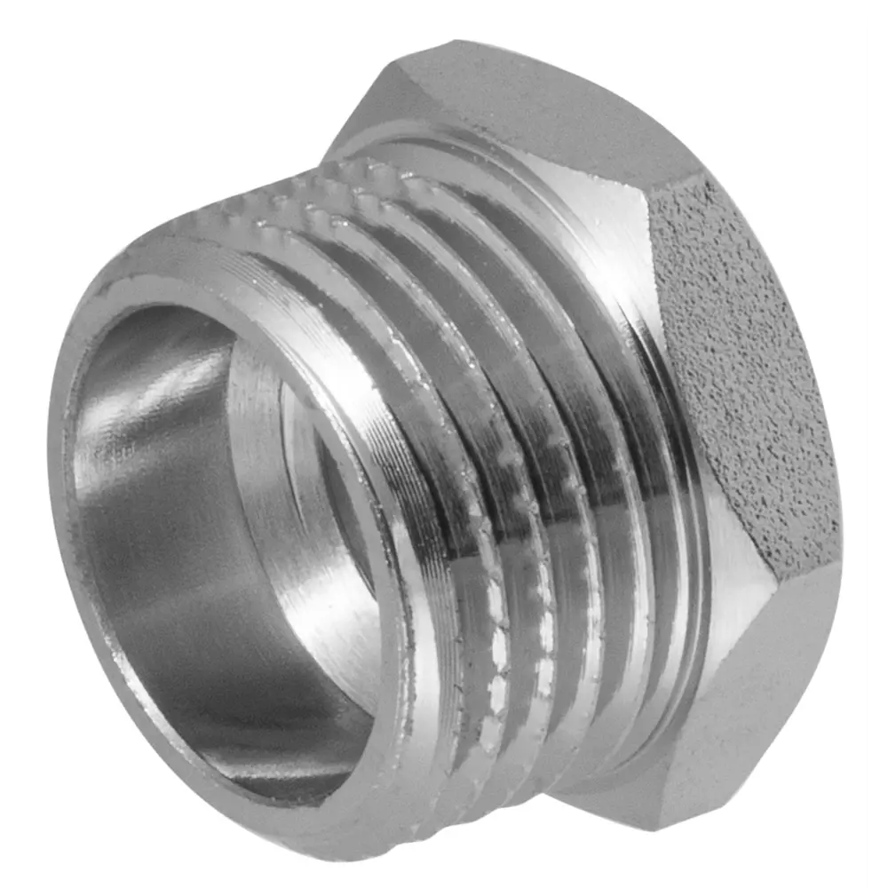 Фото Футорка MPF 1/2"x1/4" ВР-НР латунь Фото Футорка MPF 1/2"x1/4" ВР-НР латунь