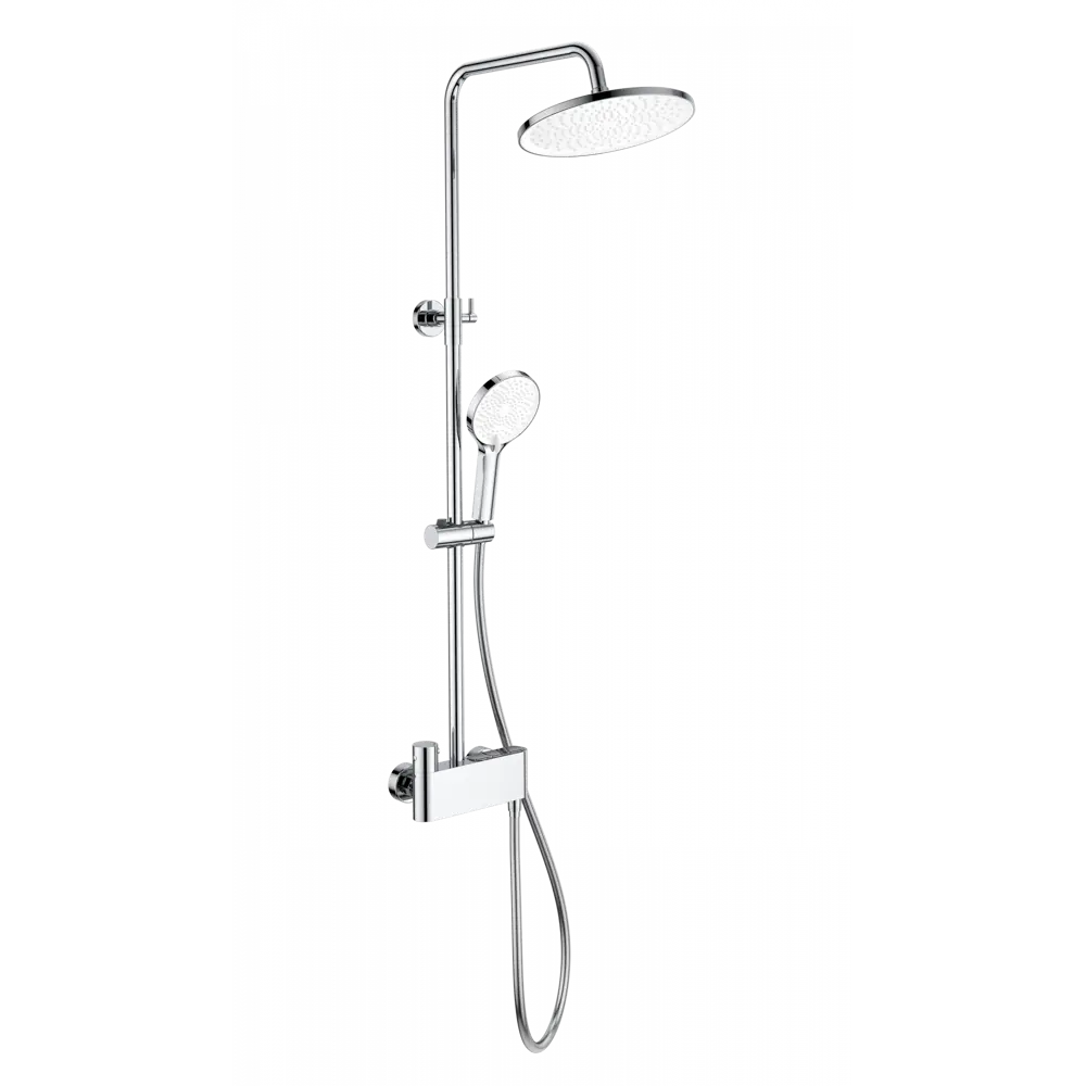 Фото Душевая система Wonzon & woghand WW-B3110-CR 1 режимная цвет хром Фото Душевая система Wonzon & woghand WW-B3110-CR 1 режимная цвет хром