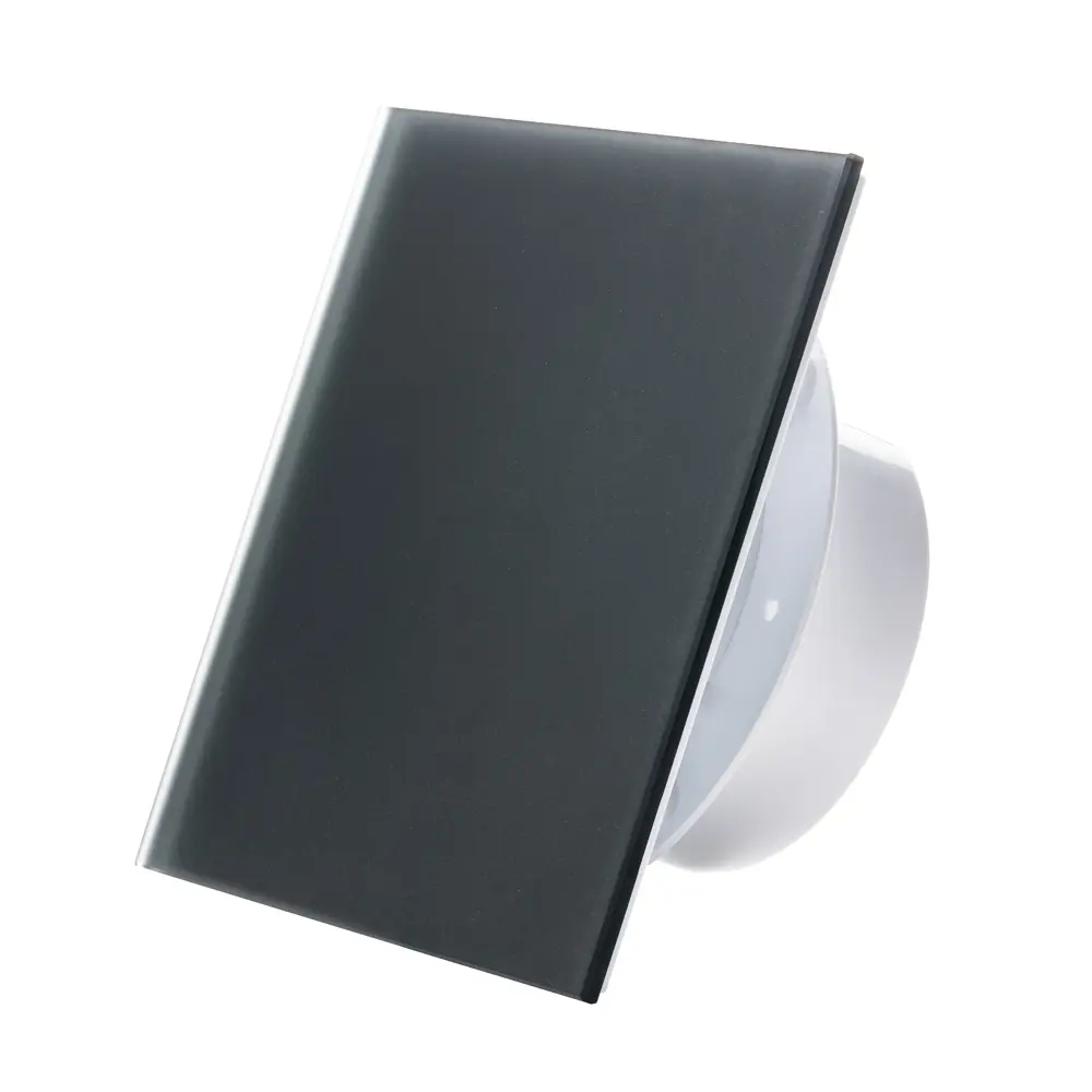 Фото 2 Вентилятор вытяжной накладной Slimvent МV D100 мм 29 дБ 90 м³/ч стекло цвет серый матовый Фото 2 Вентилятор вытяжной накладной Slimvent МV D100 мм 29 дБ 90 м³/ч стекло цвет серый матовый