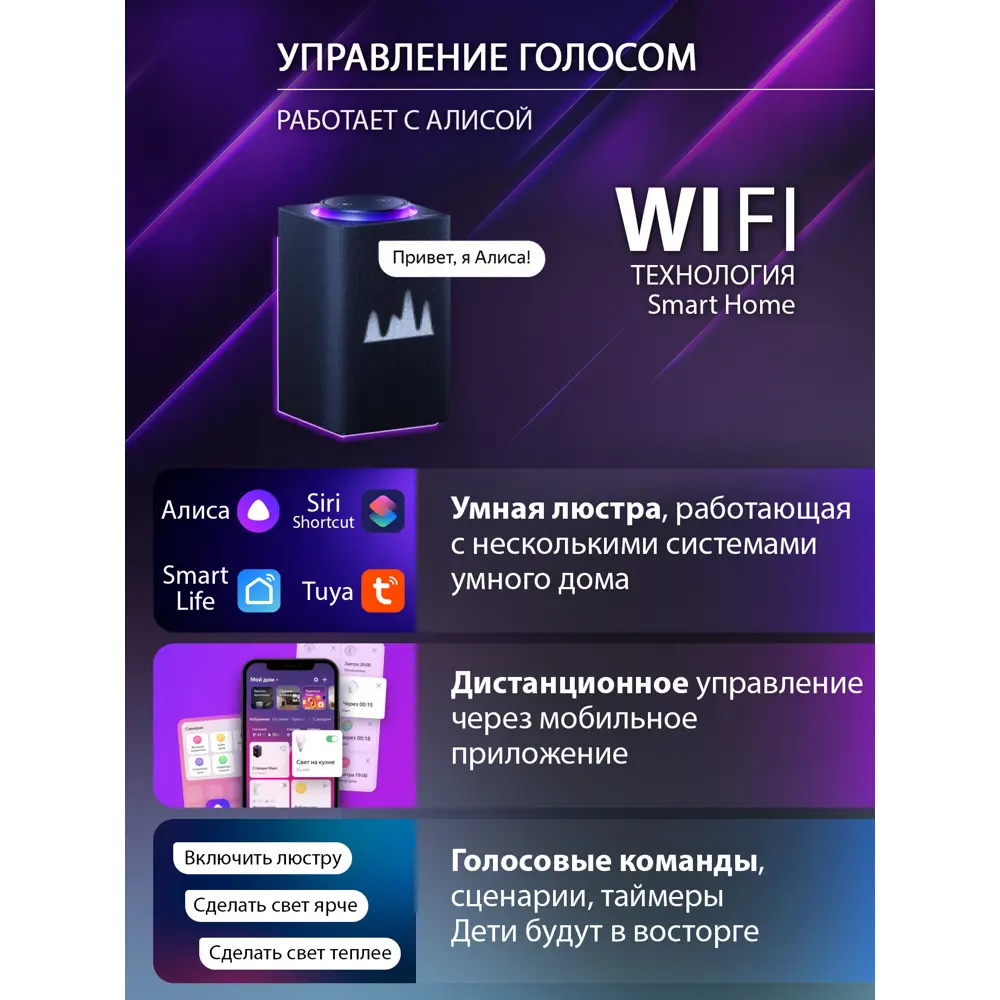 Фото 4 Люстра потолочная светодиодная Natali Kovaltseva 84005 Olimp с пультом управления 32 м² регулируемый белый свет цвет белый Фото 4 Люстра потолочная светодиодная Natali Kovaltseva 84005 Olimp с пультом управления 32 м² регулируемый белый свет цвет белый