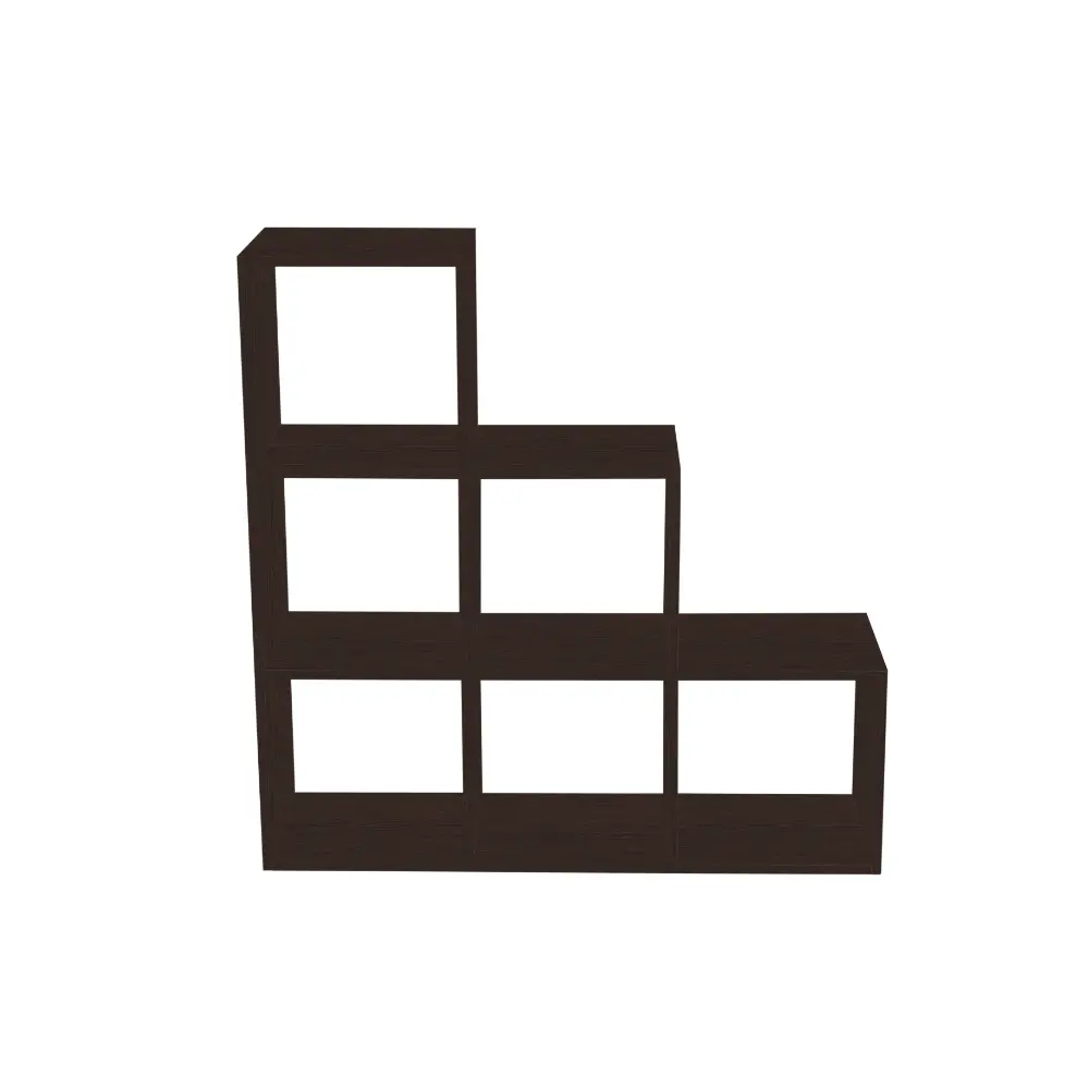 Фото Стеллаж с секциями Easy kitchen СТ3.2.1(В) 105x105x32 см ЛДСП цвет венге Фото Стеллаж с секциями Easy kitchen СТ3.2.1(В) 105x105x32 см ЛДСП цвет венге