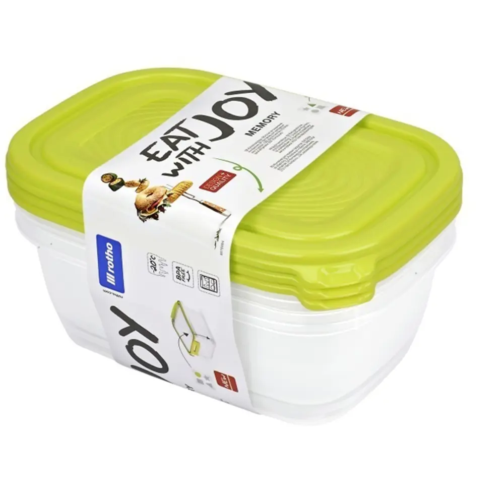 Фото Набор контейнеров ROTHO Sunshine 1 л Фото Набор контейнеров ROTHO Sunshine 1 л