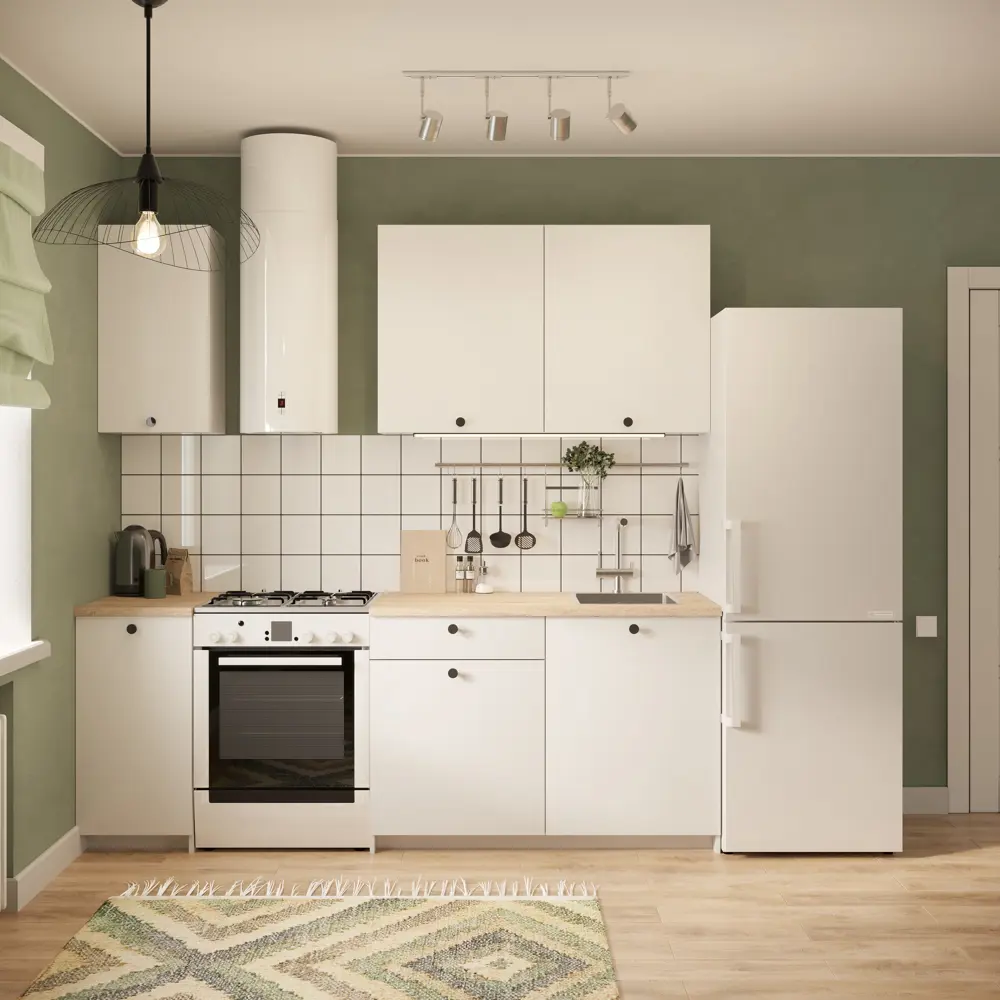 Фото 13 Кухонный шкаф навесной Solna Liva 60x40x31 см ЛДСП цвет белый Фото 13 Кухонный шкаф навесной Solna Liva 60x40x31 см ЛДСП цвет белый