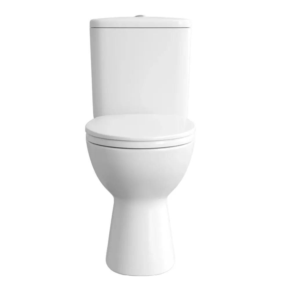 Фото 2 Унитаз-компакт VitrA Sauber 9864B003-7200 безободковый сиденье с микролифтом двойной смыв Фото 2 Унитаз-компакт VitrA Sauber 9864B003-7200 безободковый сиденье с микролифтом двойной смыв