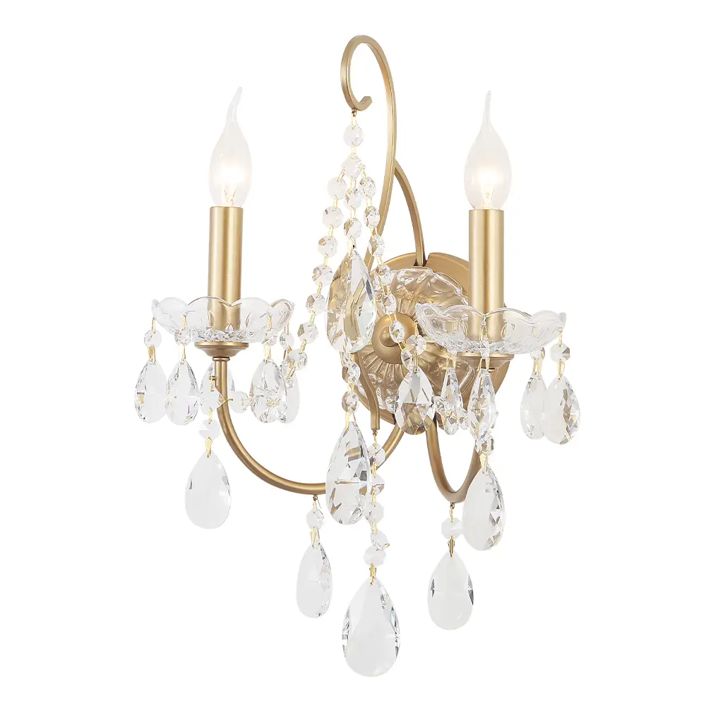 Фото 2 Настенный светильник Crystal Lux Montana Cu_2510_402 цвет золото Фото 2 Настенный светильник Crystal Lux Montana Cu_2510_402 цвет золото