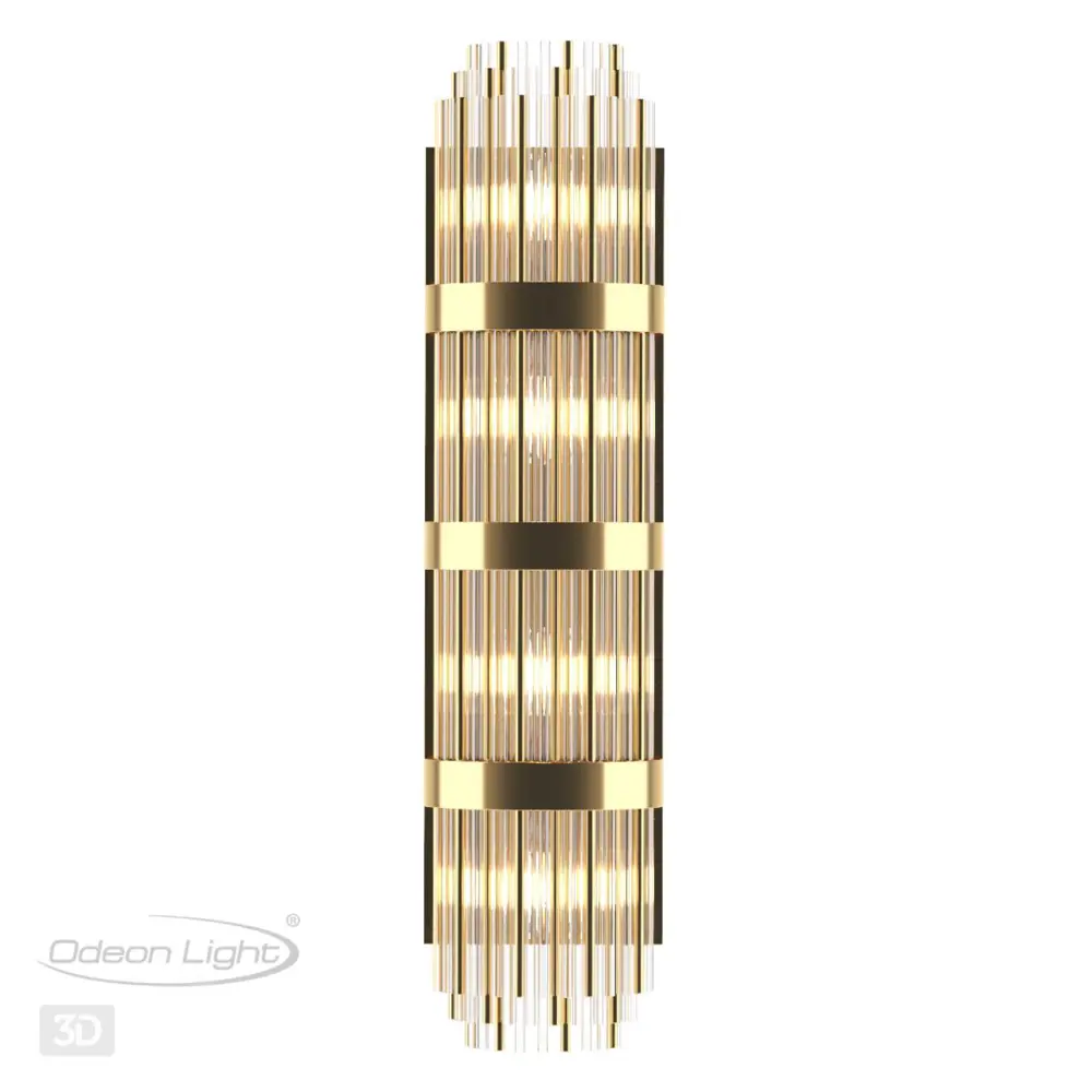 Фото 5 Настенный светильник Odeon Light Empire Od_4854_4w цвет золото/прозрачный Фото 5 Настенный светильник Odeon Light Empire Od_4854_4w цвет золото/прозрачный