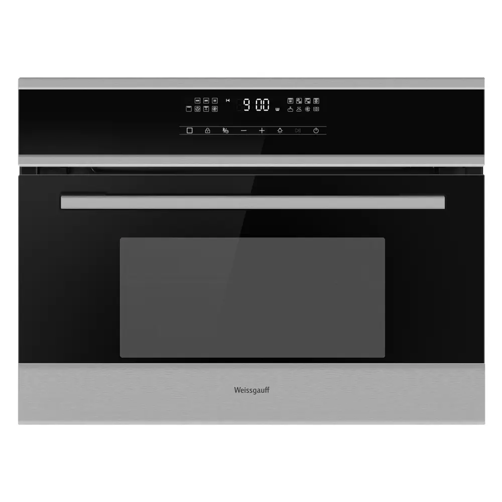 Фото Встраиваемый духовой шкаф Weissgauff 445 XK 60х45х57 см цвет нержавеющая сталь