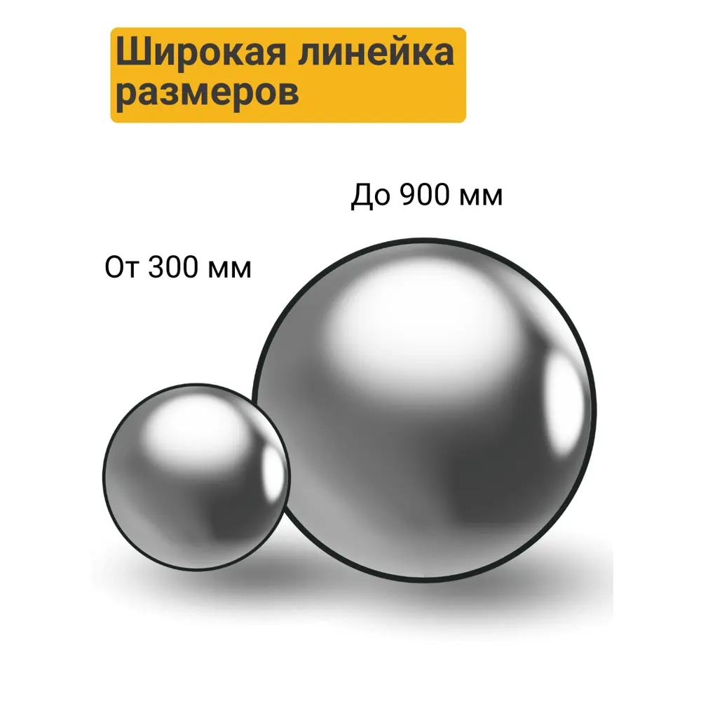Фото 7 Зеркало сферическое для помещений d-400 мм Фото 7 Зеркало сферическое для помещений d-400 мм