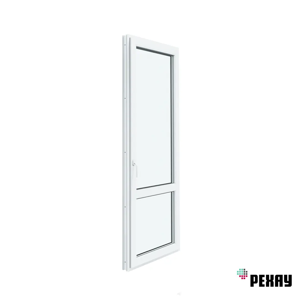 Фото Балконная дверь ПВХ Rehau Blitz 2100x800мм двухкамерный стеклопакет цвет белый Фото Балконная дверь ПВХ Rehau Blitz 2100x800мм двухкамерный стеклопакет цвет белый