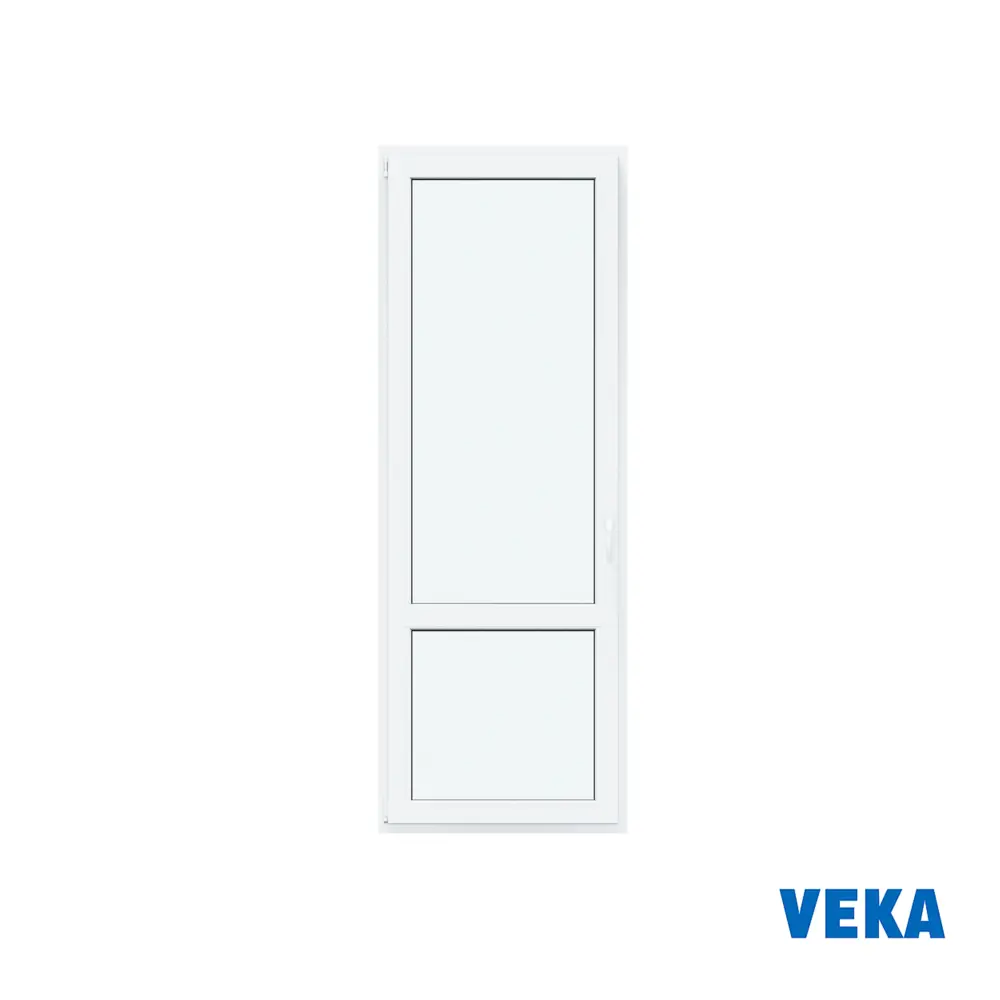 Фото Балконная дверь ПВХ Veka левая 2000x700мм двухкамерный стеклопакет цвет белый Фото Балконная дверь ПВХ Veka левая 2000x700мм двухкамерный стеклопакет цвет белый