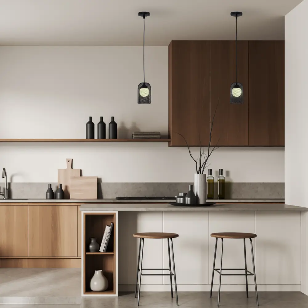 Фото 3 Светильник подвесной Moderli Lotty V11259-1p 1 лампа 6 м² цвет черный Фото 3 Светильник подвесной Moderli Lotty V11259-1p 1 лампа 6 м² цвет черный