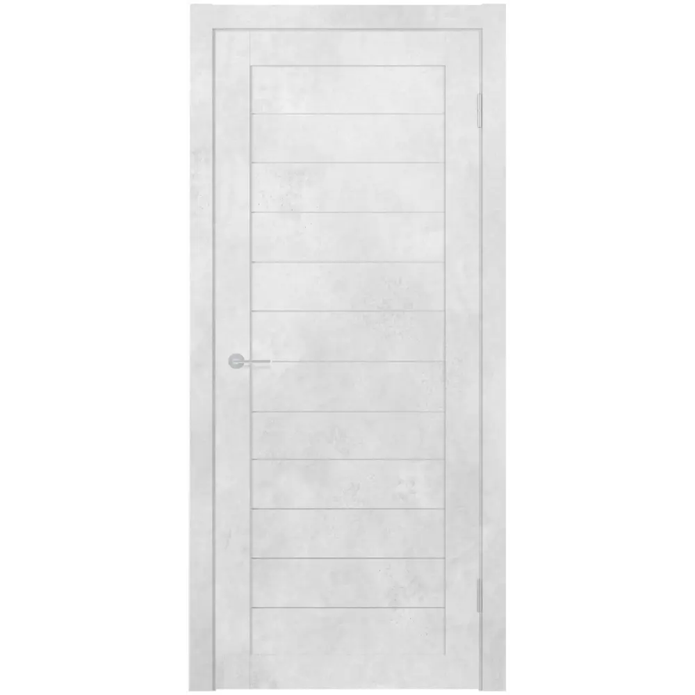 Фото Дверь межкомнатная Unidoors Геометрия 21 ПГ глухая 80х200см ПВХ цвет бетон белый без замка и петель в комплекте Фото Дверь межкомнатная Unidoors Геометрия 21 ПГ глухая 80х200см ПВХ цвет бетон белый без замка и петель в комплекте