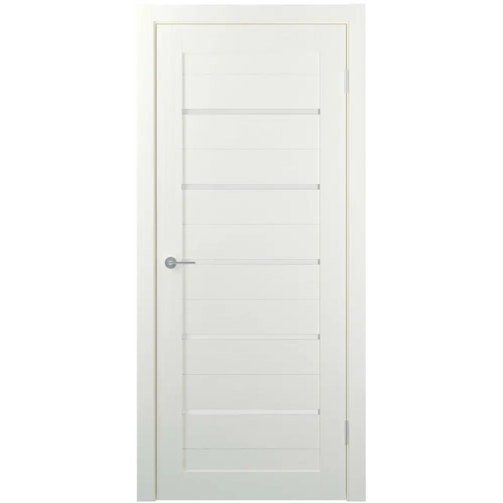 Фото Дверь межкомнатная Unidoors Геометрия 22 ПО остеклённая 70х200см ПВХ цвет дуб аляска матовый без замка и петель Фото Дверь межкомнатная Unidoors Геометрия 22 ПО остеклённая 70х200см ПВХ цвет дуб аляска матовый без замка и петель