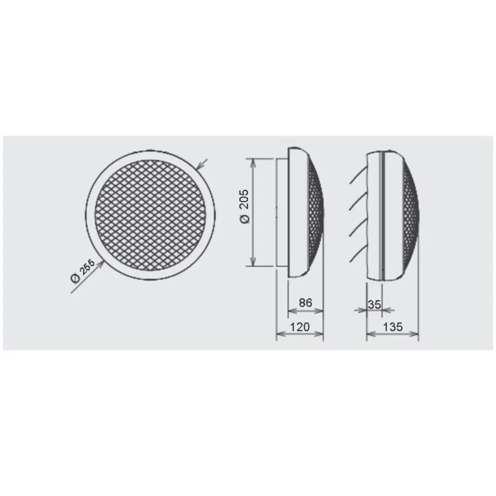 Фото 2 Вентилятор вытяжной S&P HCM N 180N D205 мм 43 дБ 450 м³/ч обратный клапан цвет белый Фото 2 Вентилятор вытяжной S&P HCM N 180N D205 мм 43 дБ 450 м³/ч обратный клапан цвет белый