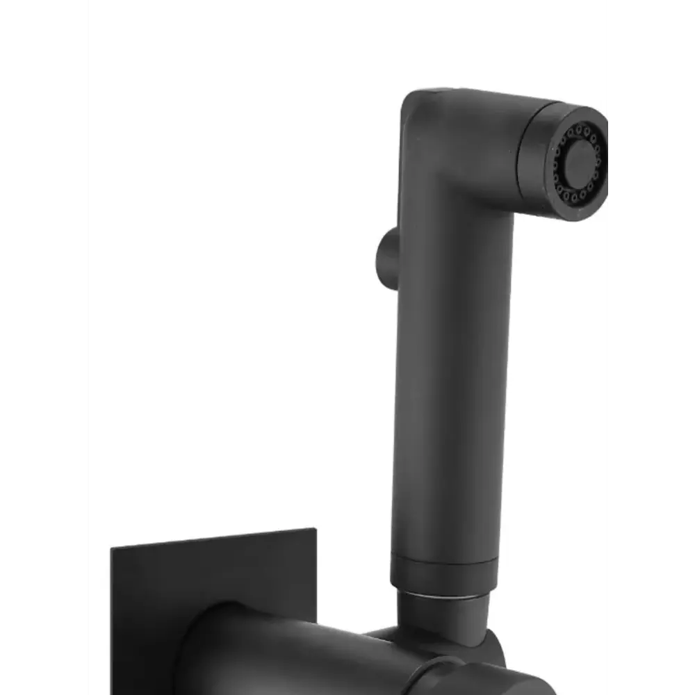 Фото Смеситель скрытого монтажа Esko SMH06 Black с гигиеническим душем цвет черный Фото Смеситель скрытого монтажа Esko SMH06 Black с гигиеническим душем цвет черный