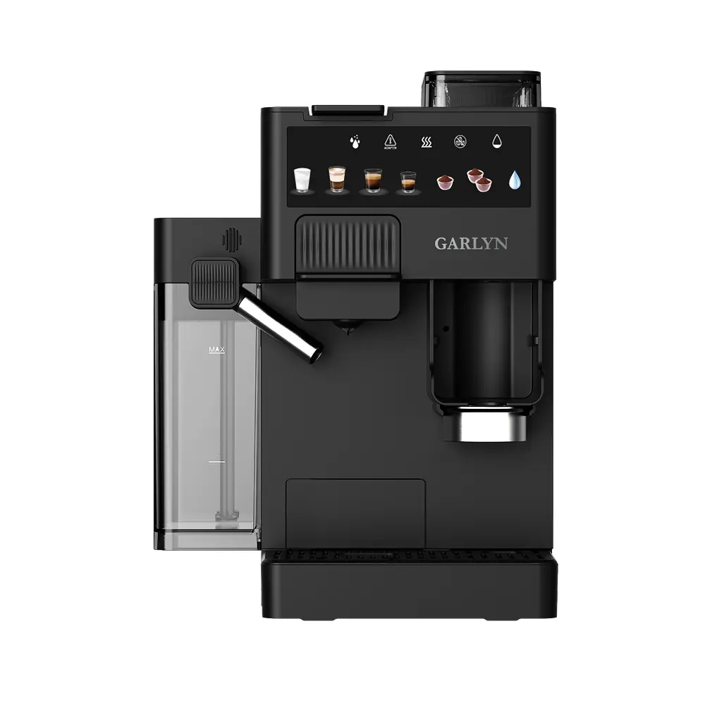 Фото Рожковая кофеварка Garlyn Barista compact plus цвет черный Фото Рожковая кофеварка Garlyn Barista compact plus цвет черный