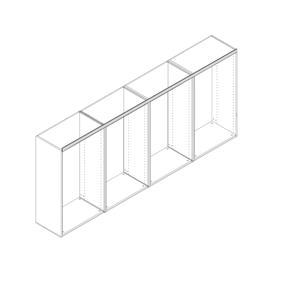 Фото 7 Кухонный карниз Зея 200x4 см KONSENSA ЛДСП цвет коричневый Фото 7 Кухонный карниз Зея 200x4 см KONSENSA ЛДСП цвет коричневый