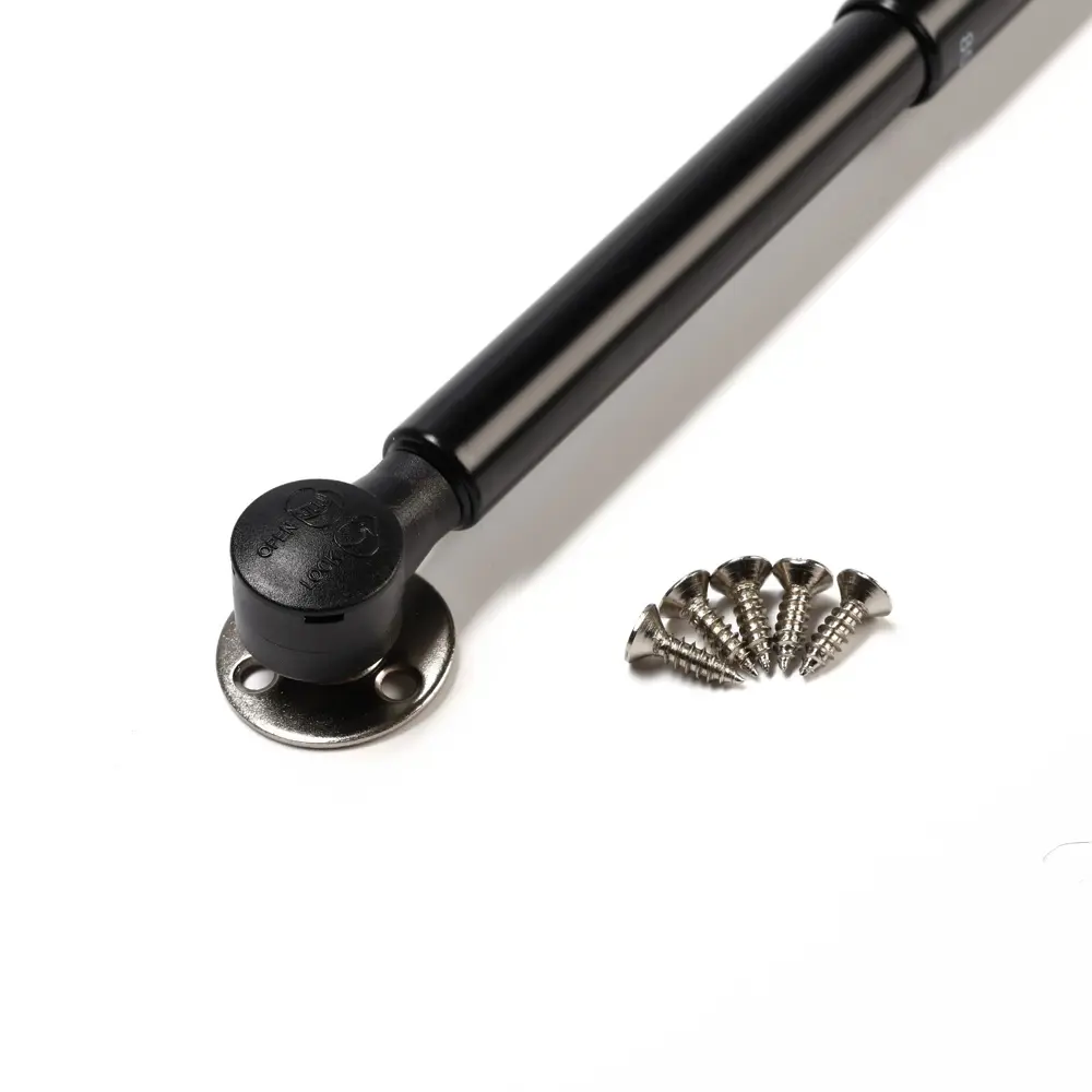 Фото 6 Газлифт 60N Cappio бесшумное открывание/закрывание черный доп. защита 2 шт Фото 6 Газлифт 60N Cappio бесшумное открывание/закрывание черный доп. защита 2 шт