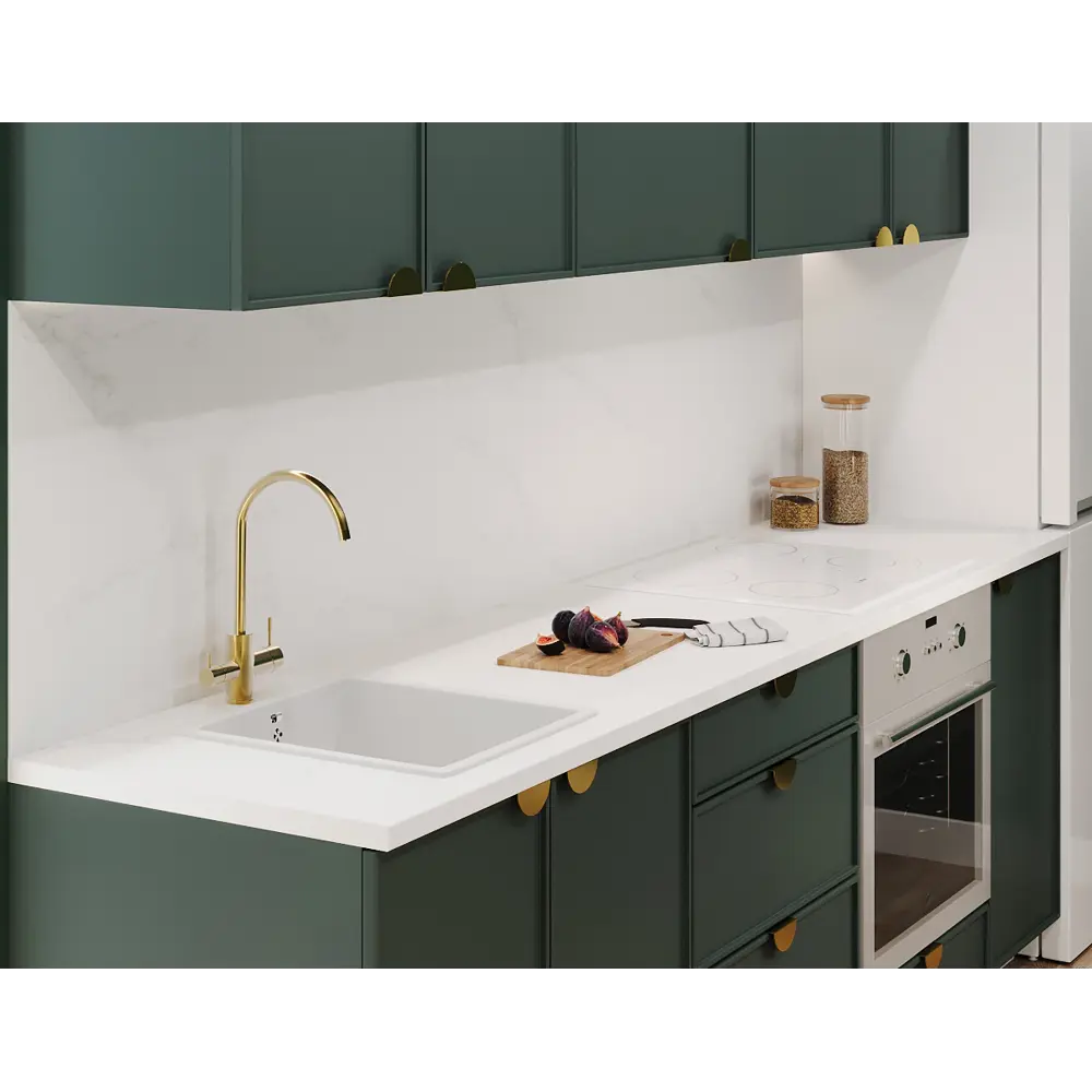 Фото 9 Фасад кухонного шкафа Инта 59.7x102.1 см KONSENSA МДФ цвет белый Фото 9 Фасад кухонного шкафа Инта 59.7x102.1 см KONSENSA МДФ цвет белый