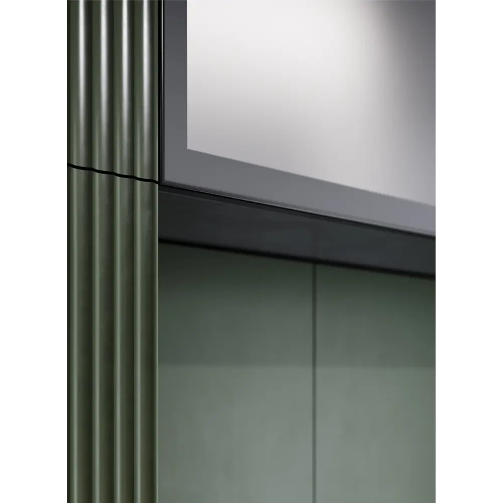 Фото 8 Фасад-витрина кухонного шкафа Вельск 39.7x76.5 см KONSENSA стекло цвет черный Фото 8 Фасад-витрина кухонного шкафа Вельск 39.7x76.5 см KONSENSA стекло цвет черный