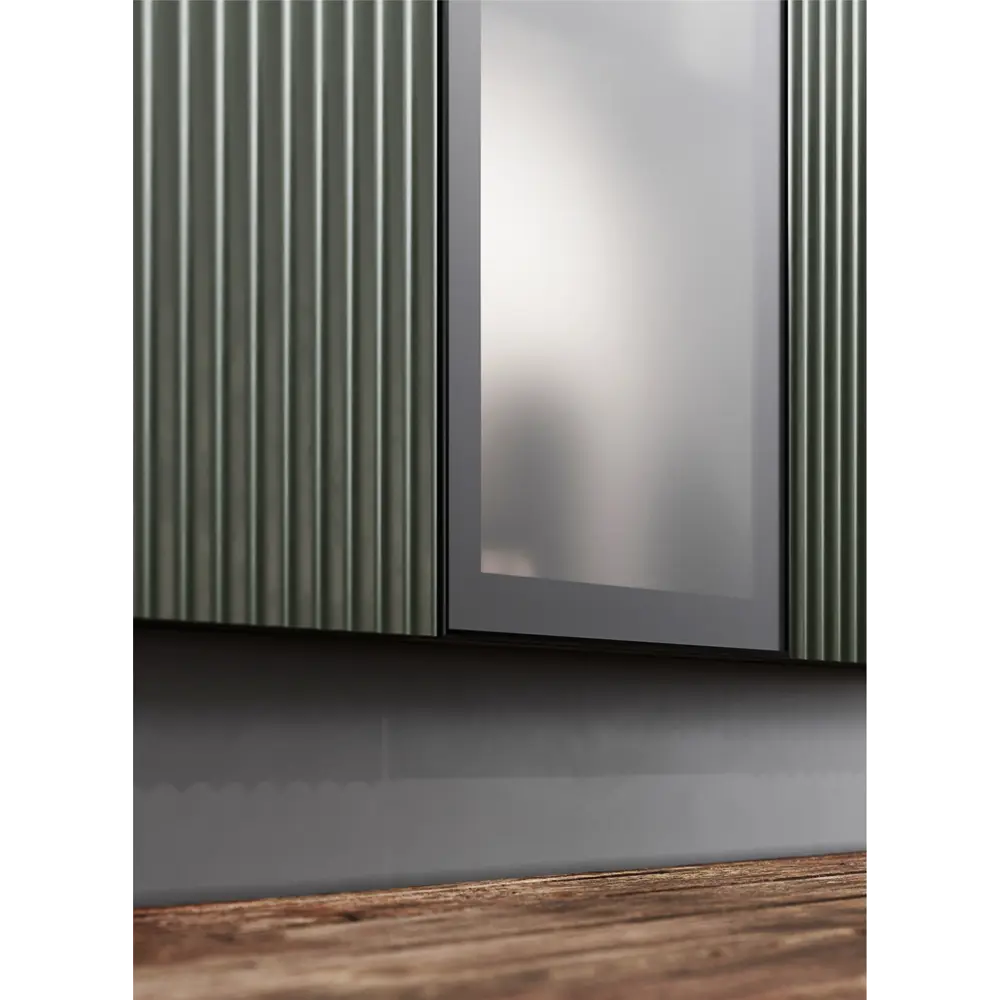 Фото 7 Фасад-витрина кухонного шкафа Вельск 39.7x76.5 см KONSENSA стекло цвет черный Фото 7 Фасад-витрина кухонного шкафа Вельск 39.7x76.5 см KONSENSA стекло цвет черный