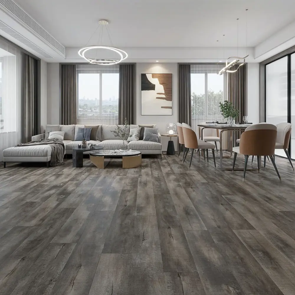 Фото SPC плитка I-Floors Basic Дуб Шамбор 43 класс толщина 3.50 мм 2.25 м², цена за упаковку Фото SPC плитка I-Floors Basic Дуб Шамбор 43 класс толщина 3.50 мм 2.25 м², цена за упаковку