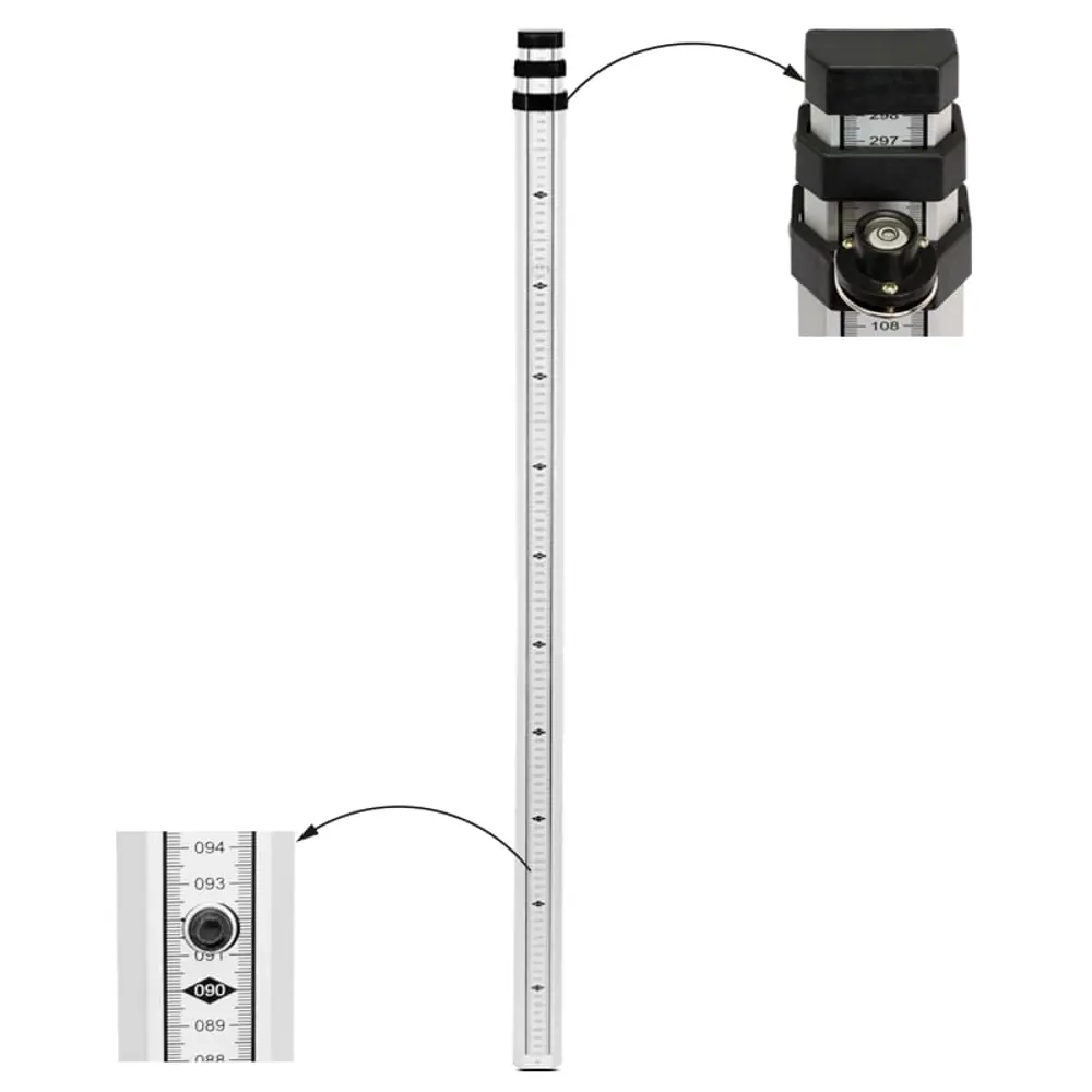 Фото 2 Рейка нивелирная телескопическая RGK TS-3 3 м