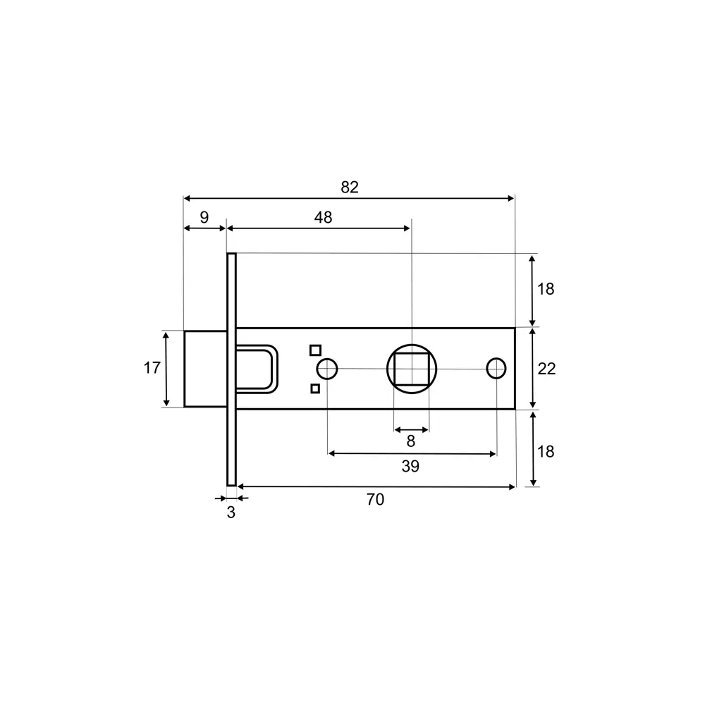 Фото 3 Защелка Vettore C-03B Kevlar 100 NI никель Фото 3 Защелка Vettore C-03B Kevlar 100 NI никель